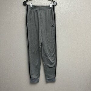 Adidas Boys’ Tricot Jogger Pants in‎ Gray & Black Size XL (18-20)